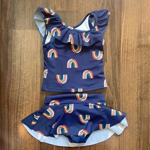Hanna Andersson 18-24 Month Swimsuit- Rainbows
